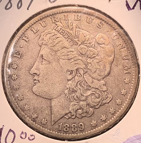 1889 O MORGAN SILVER DOLLAR  VF COND SELLING UNDER GRAY SHEET PRICE BIN 40.00