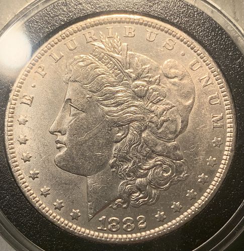1882 O MORGAN SILVER DOLLAR MS 60-64 COND SELLING BELOW GRAY SHEET MS 60 VALUE BIN 70