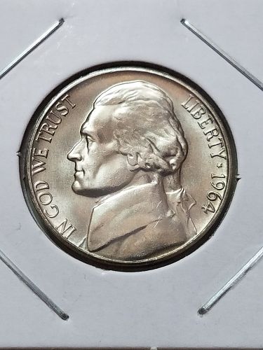 1964 D Jefferson Nickel SMS BU Many Steps