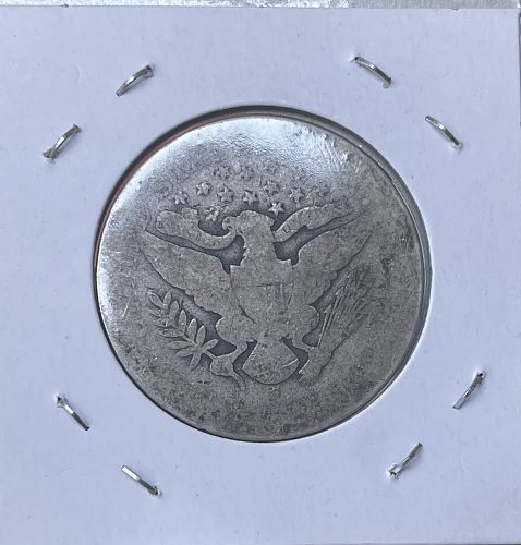 1895-S Barber Silver Half Dollar • High Circulated About Good/AG3 Condition