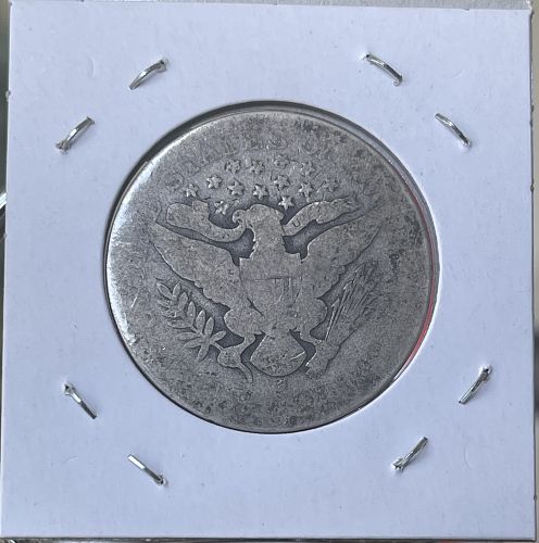 1895-S Barber Silver Half Dollar • High Circulated About Good/AG3 Condition