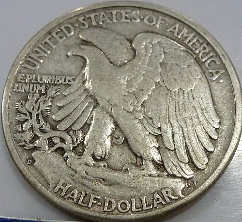 1946-D VERY FINE Walking Liberty Half Dollar  VF ( 166 )