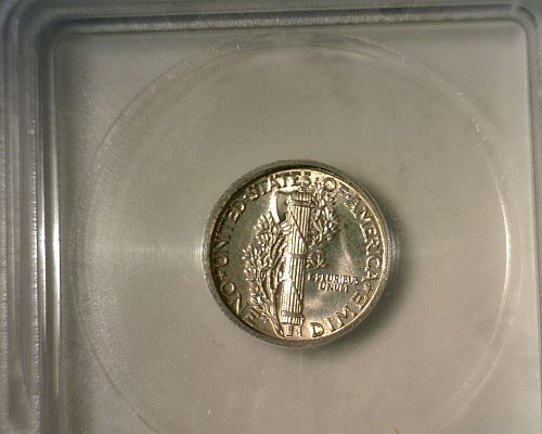 1939  SILVER   MERCURY DIME  ICG MS-64  NICE LOOKING COIN!!
