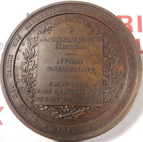 1848 Belgium Leopold I Medal
