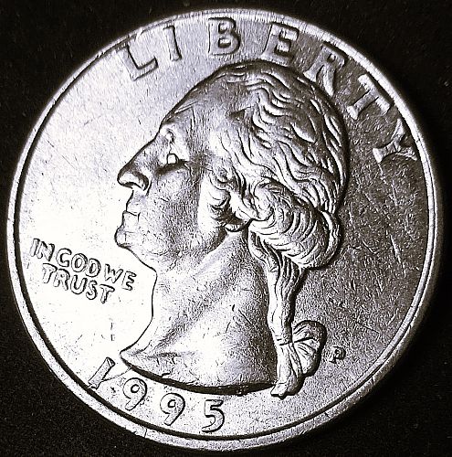 ✅1995-P Washington Quarter Error coin✅