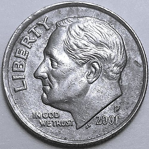 ✅2001-P Roosevelt Dime Error Coin✅