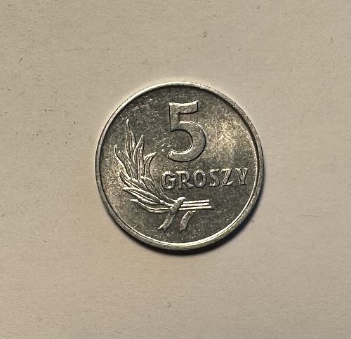 Poland - People's Republic 1971 5 Groszy