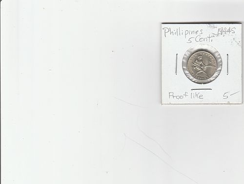 1944    S  5  CENTAVO    PHILIPPINES