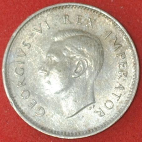 1940 South Africa Threepence AU