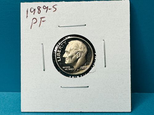 1989-S Proof Roosevelt Dime