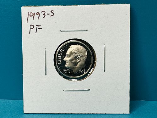1993-S Proof Roosevelt Dime