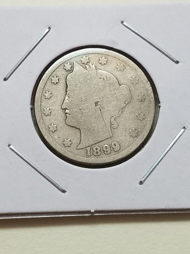 1899 P Liberty Head V Nickel