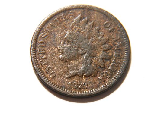 1872 Indian Head Cent-Bold N