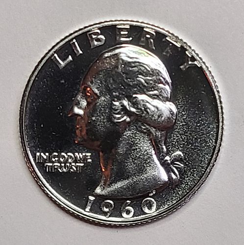 1960 Proof Washington Quarter Proof-65 (GEM)