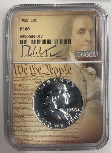 1958 Proof Set, Proof 68 NGC (5 pc)