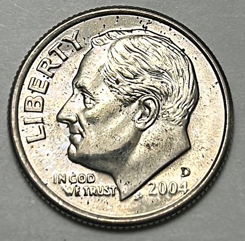 2004 D Roosevelt Dimes Clad Composition. 81252
