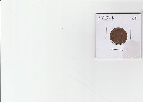 1915   D    LINCOLN CENT