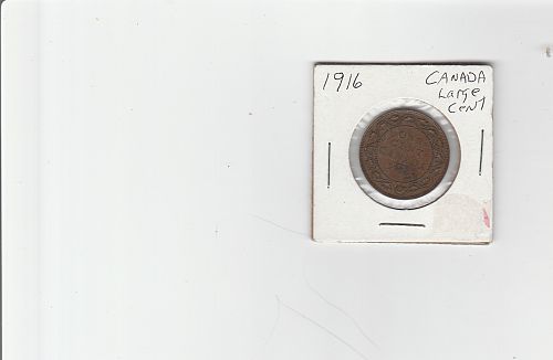 1916   CANADA   LARGE CENT