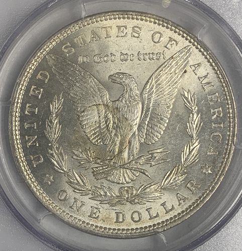 1896 Morgan Silver Dollar, MS65 PCGS  (6978)