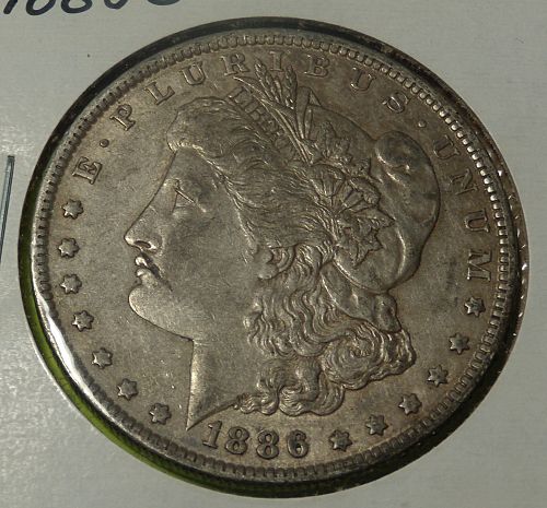 1886O Morgan Dollar  AU50  #$-1886O-2