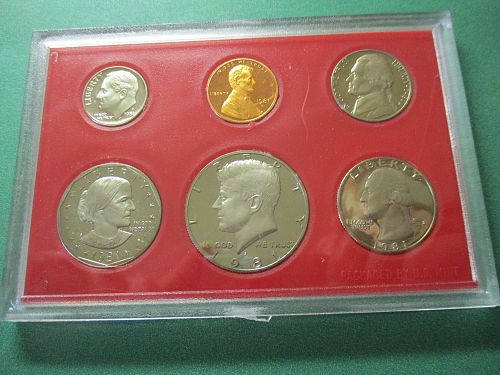 Lot of 5  1981 Type 1 United States Proof Sets.  Item: Lot PS 81 5.