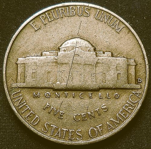 ✅Jefferson Nickel 1949-D✅