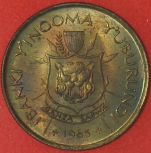 1965 Burundi Franc UNC