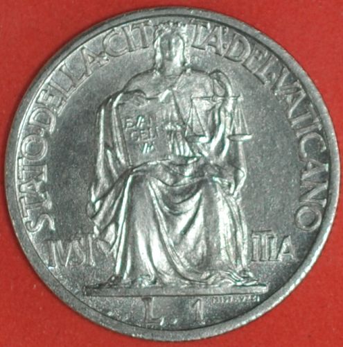 1942/IV Vatican City Lira BU