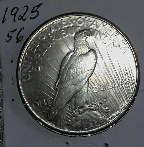 1925 P Peace Dollar
