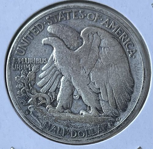 1936-S Walking Liberty Silver Half Dollar ~ Circulated Condition