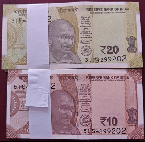 Matching Different Denomination pair India..Buy 2 notes or more