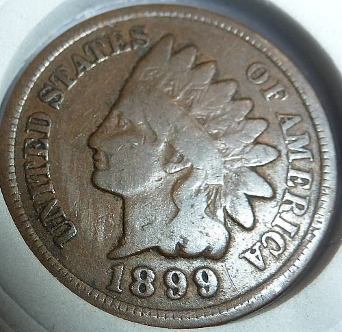 1899 VERY GOOD  Indian Cent VG ( 80-10)