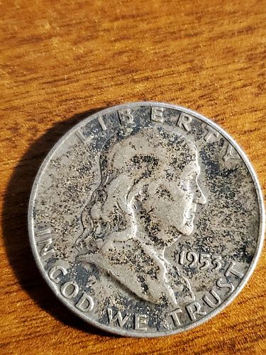 1953 D Franklin Half Dollar