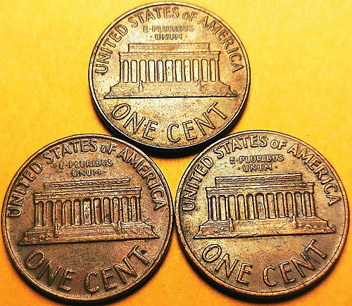 ✅3 Lincoln Cents 1964-P 1969-D & 1970-D✅