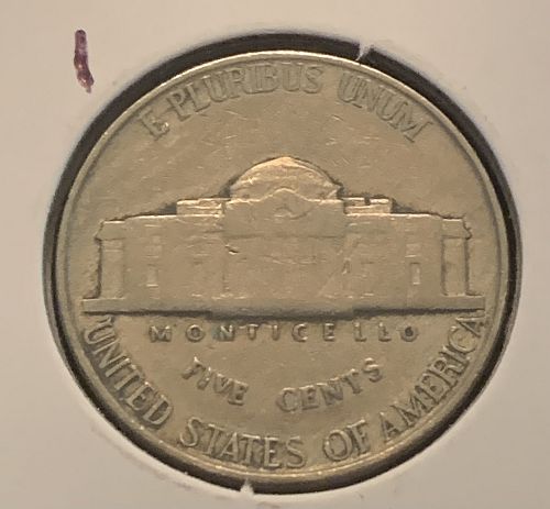 1940 JEFFERSON NICKEL VF COND BIN .25