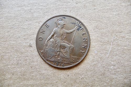 1914 Great Britain Penny