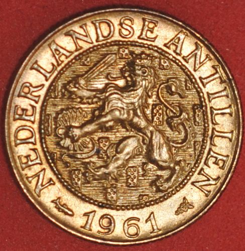 1961 Netherlands Antilles Cent BU