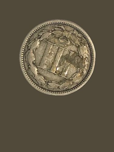 1881 P Nickel Three Cent Three Cent - F