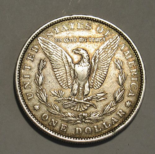 1879 P Morgan Dollar in circulated condition