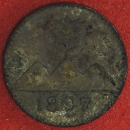 1897 Guatemala 1/4 Real VF #3