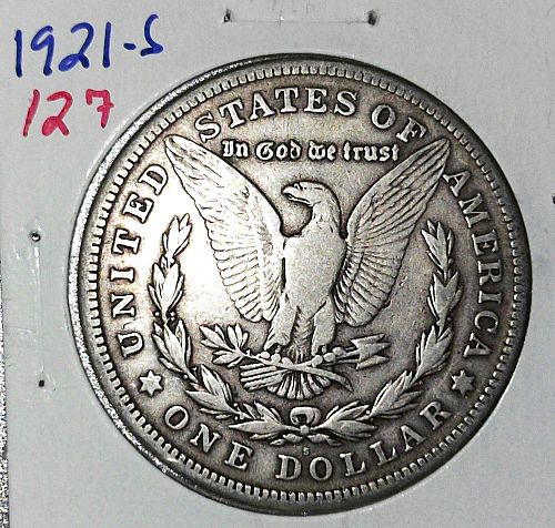 1921 S Morgan Dollar