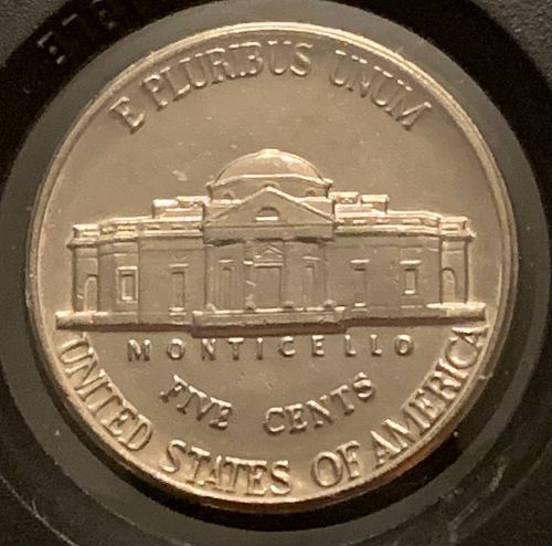 1987 JEFFERSON NICKEL UNC/MS COND BIN .80
