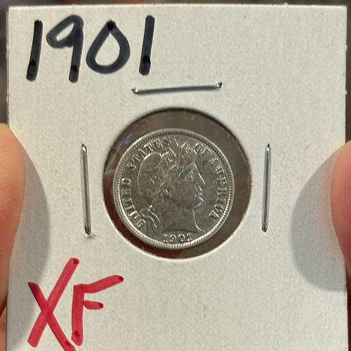 1901 Barber Dime