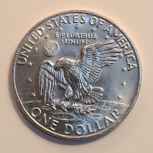 1973 Eisenhower Dollar MS-64 (Near Gem)