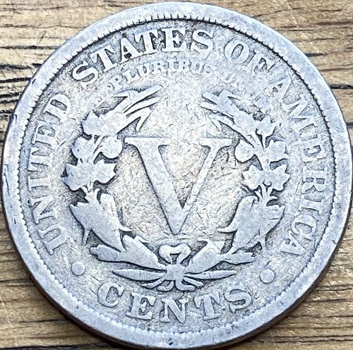 1909 “V” nickel in GOOD condition