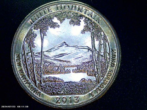 2013 S White Mountain America The Beautiful Quarters: Uncirculated