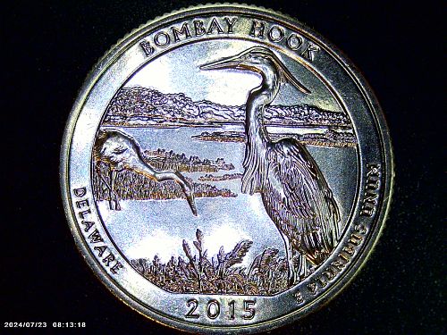 2015 S Bombay Hook America The Beautiful Quarters: Uncirculated