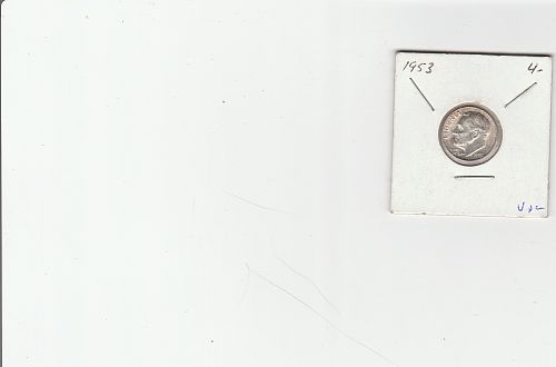 1953         ROOSEVELT DIME