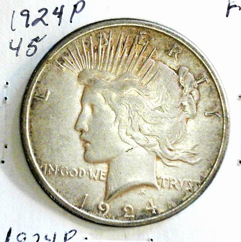 1924 Peace Dollar