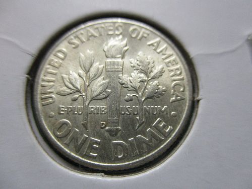 1960-D  Roosevelt Dime.  item: 10 R60D-03.